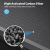 4 Pack HAP602 Replacement Filter Compatible with ECOSELF HAP602 /