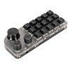 Programmable Keyboard 3 Knobs 15 Keys Portable RGB Bluetooth DIY