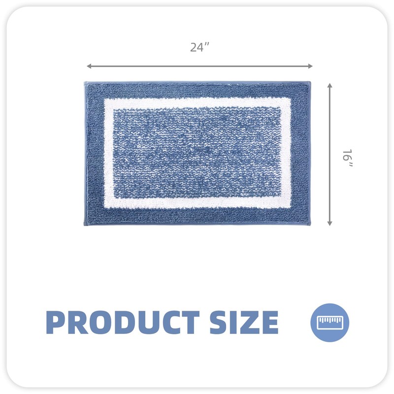 YUTA Bathroom Rugs, Extra Soft and Absorbent Microfiber Bath Mat,