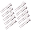 10 Pack Double Prong Pin Curl Clips, Duck Billed Hair