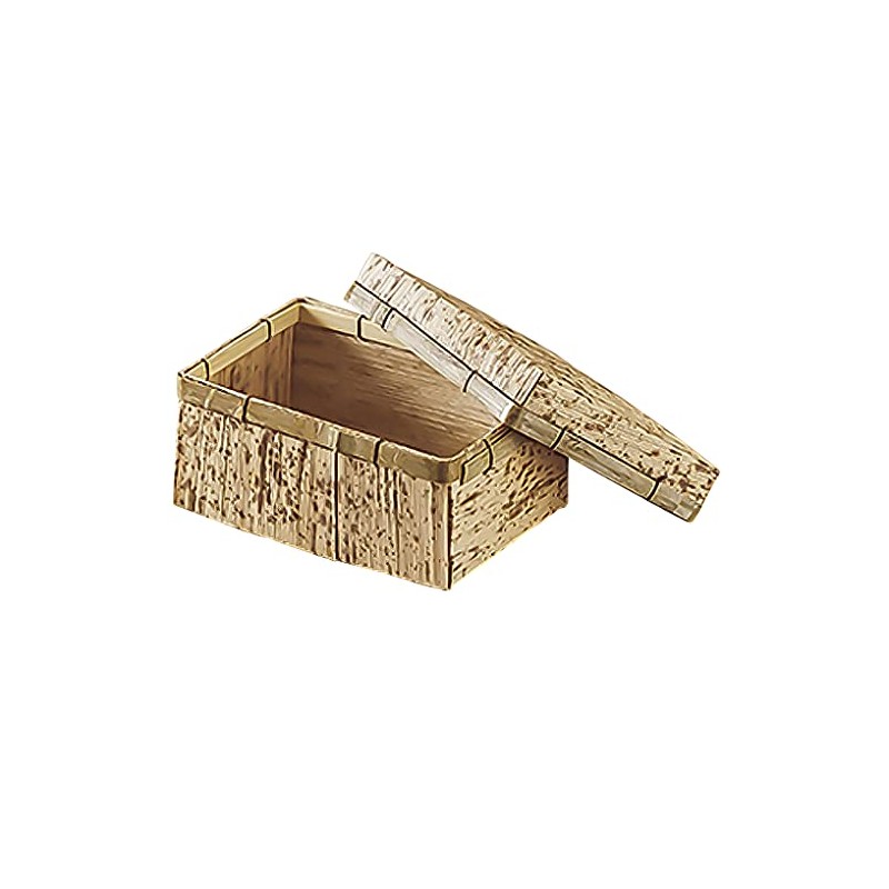 Yamako 38638 Bamboo Skin Pasting Container, Mini, Natural