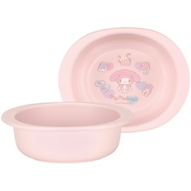 Skater Sanrio XP24AG-A Baby Dinnerware, Small Bowl, For Kids, About 5 Months and Up, Antibacterial, Plastic, 9.8 fl oz (290 ml), My Melody