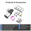 Baomain 3 Station Solenoid Valve Manifold, 12V DC 3 Way