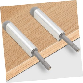 Operitacx 2 Sets Schranktür Magnete Latch Magnetic Touch Catch Aluminiumlegierung Hellgrau