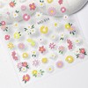 CHANGAR 5D Small Bouquet Floral Nail Art Stickers- Spring Summer