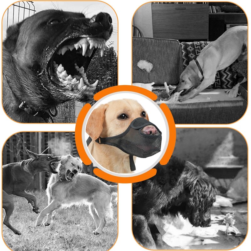 BSITSSS Muzzle for Medium Dogs, Adjustable Muzzles for Dogs Fashions