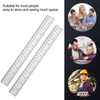 YouOKLight Plastic Ruler 30cm, Clear Ruler,Transparent Ruler 12 inch,Metric Ruler,Ruler