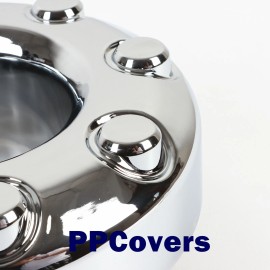Aftermarket For 05-18 F350 Super Duty DUALLY FRONT 4X4 OPEN Wheel Center Hub Caps 2PCS