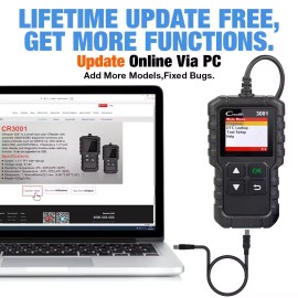 LAUNCH CR3001 OBD2 Car Code Creader Elite Engine Fault Mode Diagnostic Scan Tool for All OBDII Protocol Cars Since 1996Screen Size: 1.77 Inches, Power Source: Corded Electric