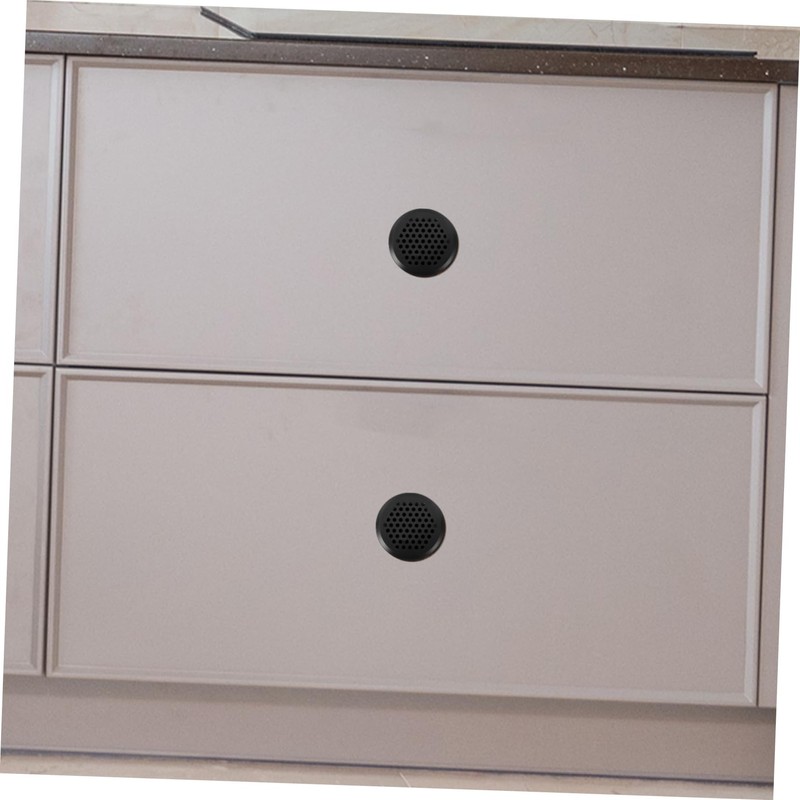 TEHAUX 12pcs Stainless Steel Round Ventilation Cover for Cabinets and
