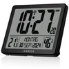Kienzle Digital XXL Radio-Controlled Alarm Clock with Large Display, Temperature