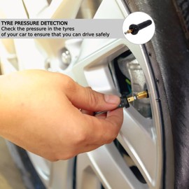 Twowinds Tyre Inflation Valves Tyre Inflation Valves Tyre Pressure TPMS C4 Berlingo DS4 307 308 3008 5008 (Set of 5)