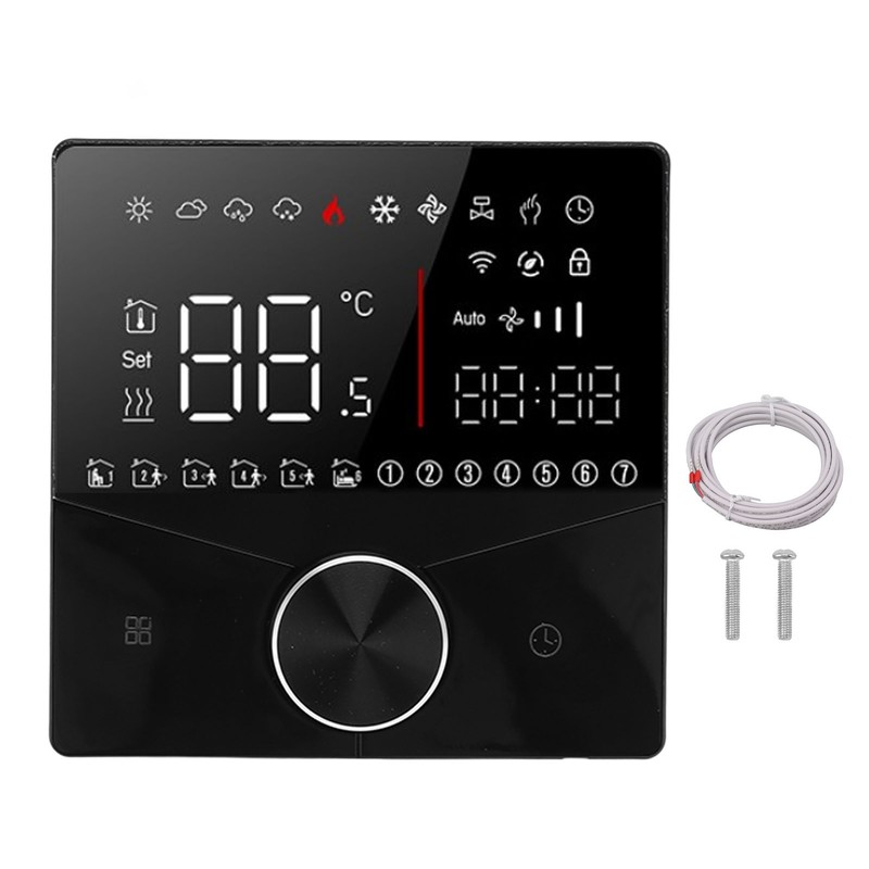 Smart Digital Thermostat LCD Color Display Precise Control Intelligent Temperature