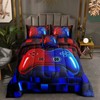 ROWADALO 5 Pieces Bed in A Bag Gamer Bedding Set