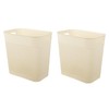 UUJOLY Plastic Small Trash Can Wastebasket, Garbage Container Basket for