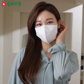 Shimpyo Living 쉼표리빙 국내생산 새부리형 KF94 마스크 1매X50팩 대형 Comma Living Domestic Production Duckbill KF94 Mask 1 Piece X 50 Packs Large