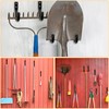 KURUI Metal Wall Hooks for Hanging Heavy Duty, 6Pcs Garage