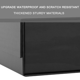 shinwinly Trading Card Storage Box, Vintage Black Cardboard for Baseball Football Sports Card,Collectors Card Organizer Box for TCG/Magic/Mtg Storage Fits 800 Cards,200 Card Sleeves