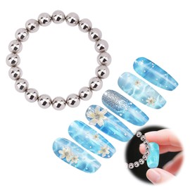 20 Pcs Mini Round Ball Cat Eye Magnets, Magnetic Beads for Water Ripple Cat Eye Nail Round Magnetic Beads for Home DIY Nail Design Tool Accessories