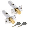 XFORT® 2 Pack Mortice Door Bolts with 2 Star Keys,