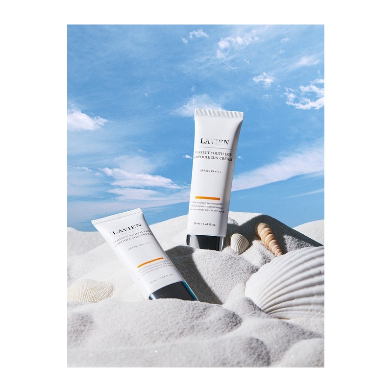 [SET] Perfect Youth EGF Ampoule Sun Cream 50ml x 2