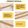 PH PandaHall 15 Yards x 13mm Golden Gimp Braid Trim