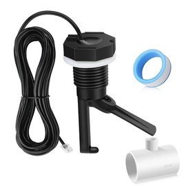 Upgraded GLX-FLO-RP Pool Flow Switch Assembly for Hayward Goldline Aquarite Salt System, Pool Flow Sensor for Aqua Rite Salt Cell and Chlorine Generator with 15FT Cable and Tee