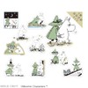 WORLD CRAFT MOKFS-111 Moomin Seal, Clear Flake Seal, Moomin and