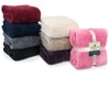 PAVILIA Luxury Sherpa Twin Size Bed Blanket | Fluffy, Plush,