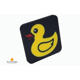 3dCraftSupply Jeep Ducking 2" Trailer Hitch Cover Plug for Hitch Receiver - 3d Printed