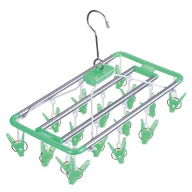 Laundry Drying Armoire Green Corner Hangers 16 Pinch Lightweight and Durable Aluminum Frame