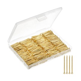 Mr. Pen- Hardware Nails, 600 pcs, 1 Inch, Gold, Small Nails for Hanging Pictures, Finishing Nails, Wall Nails for Hanging, Pin Nails, Hardware Nails, Assorted Nails, Galvanized Nails