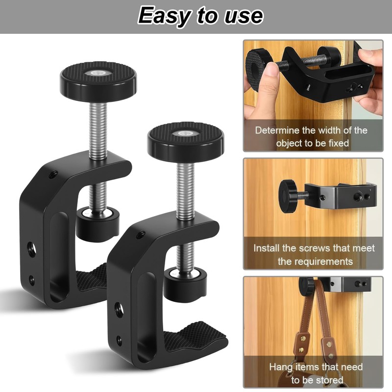 Pack of 2 C Clamp, Clamp Clamps, Carrier Clamp, 0-60