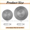 Tujoe 2 Pcs Simmer Plate for Gas Stove 11 Inches
