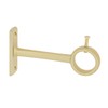 HOJLKLD Ceiling-Mount Curtain Rod Brackets, Heavy Duty Ceiling and Wall