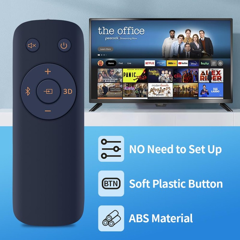 PZL R-20B Replacement Sound Bar Remote Control fit for Klipsch