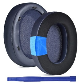 Adhiper WH-XB910N Ohrpolster sind kompatibel mit Sony WH-XB910N kabellosen Kopfhörern, Eisseide-Gel-Material, Ohrpolster (blau/gel)