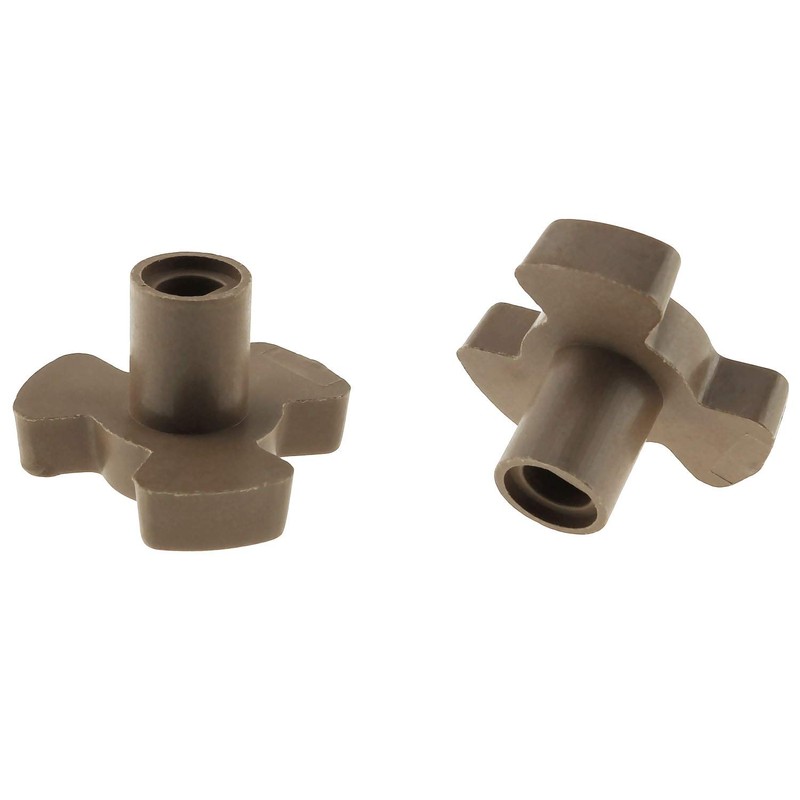 E-outstanding 2Pcs 17mm Microwave Oven Turntable Roller Guide Support Coupler