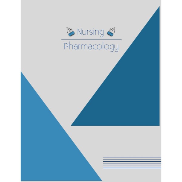 Nursing Pharmacology Blank Medication Template Notebook: Pharmacology Study Notes For
