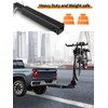 18 Inch Hitch Extender, 2-Inch Receiver 3,500 Lbs, Black, Boat