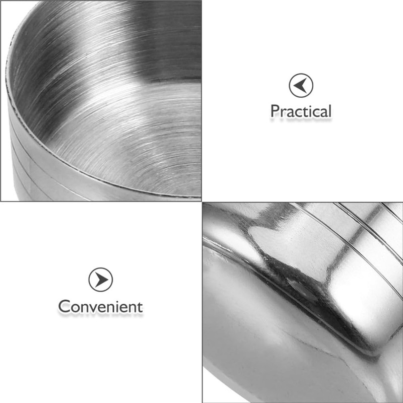 TEHAUX Stainless Steel Cocktail Shaker Lid Replacement, Anti-Splash Shaker Cup