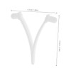 BESPORTBLE 1set Pool Cleaning V Clips Durable Handle Clips for