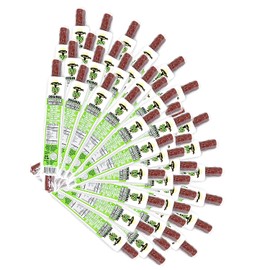 Original 100% Grass Fed Beef Sticks, Low Carb and Gluten-Free Snack, Hiking and Road Trip Snacks, Snack Pack of 48, Spice Level 2 of 5, Jerky Sticks - Sogo Snacks