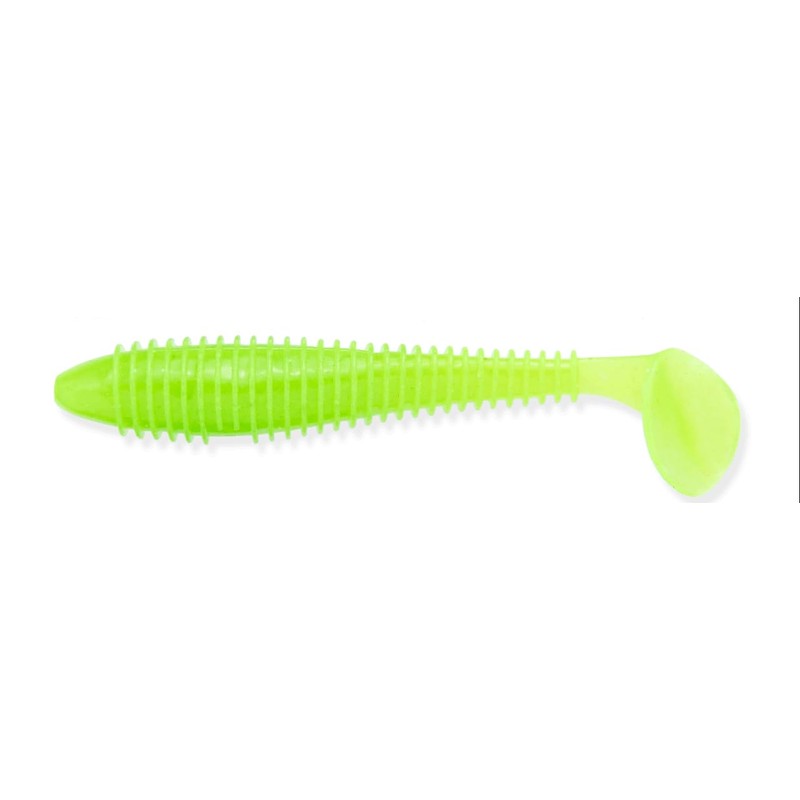 KEITECH Swing Impact Fat 3.8 inch, #026 Clear Chartreuse Glow