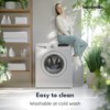 homerella® Bathtub Mat Non Slip 35x16, Incl. Hooks for Drying,