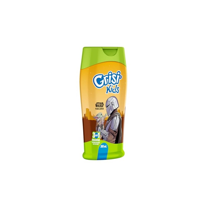 Grisi Kids, Mandalorian 3 en 1: Shampoo, Acondicionador y Gel