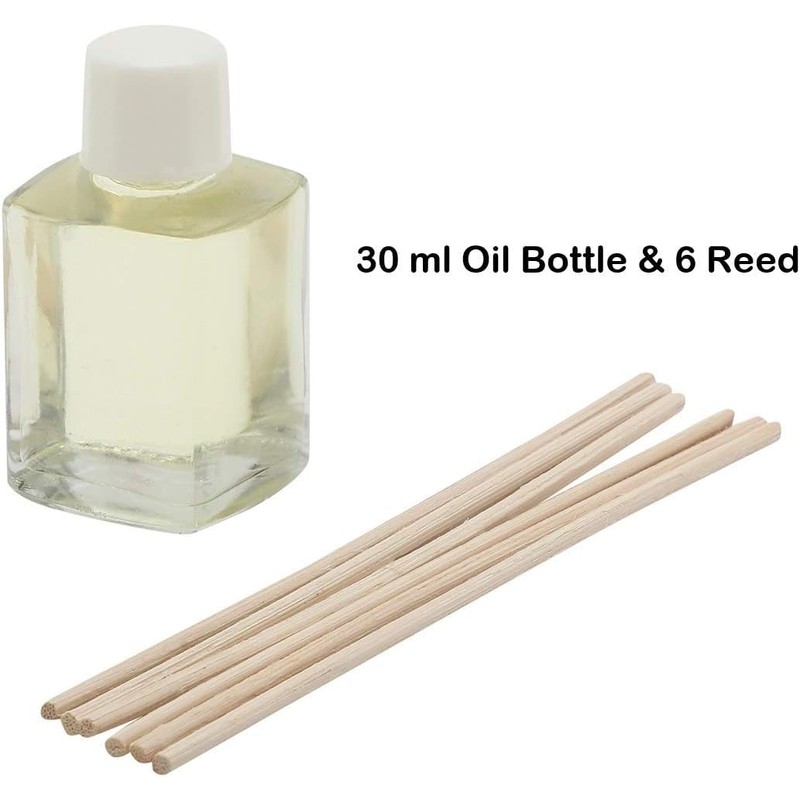AROMA GALAXY Lemon Grass Scent Reed Diffuser Set/Aroma Reed Diffuser/Scented