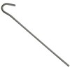 W4 Steel Tent Pegs - Silver, 9 Inch