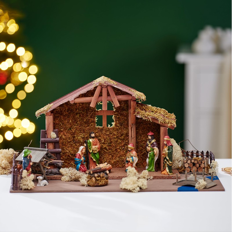VBS Mini Wooden Bridge, Approx. 9 x 4.8 x 3