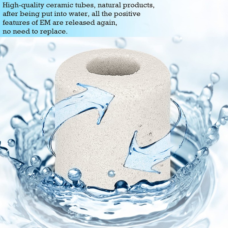 QIQN Ceramic Pipes Pack of 50 Approx. 320 g Ceramic